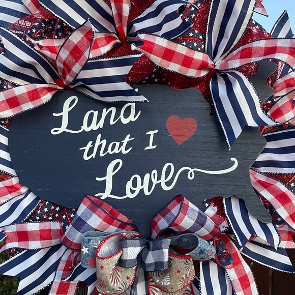 Custom Patriotic 4th of July Wreath - Picture 9 of 9